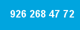 926 268 47 72 926 268 47 72